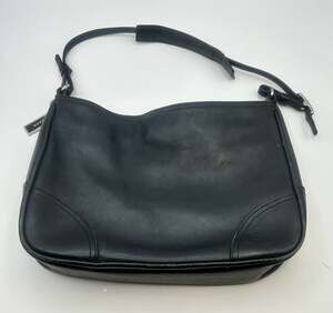 Coach Vintage Black & Nickel Legacy Zip Top